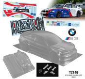 UK-Bodie 1/10e BMW M3 E46 GTR 190MM (unpainted) TEAM-C
