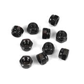UK-M4 Locknuts (black, 10pcs) TEKNO-RC