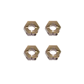 UK-12mm Aluminum Hex Adapters for Tekno SCT410, Slash/Stampede M6 Driveshafts and AE SC10 4×4 TEKNO-RC