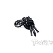 UK-Silicone tube black ( 1m ) T-WORK'S