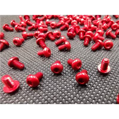 UK-Aluminum screws 7075 domed heads (different sizes and colors) (10) WS-LINE