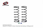 UK-Type R 12.8mm-13mm Rear Shock Spring 0.095kg/mm Red+Green (2)