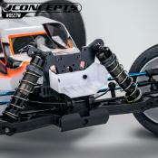 UK-1:8th Truggy Injection Molded Front Wing (2pc) (choice of colors) JCONCEPTS