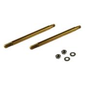 UK-Ti Front Shock Shaft - 45.9mm (2pcs) PR RACING