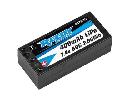 UK-Batterie Lipo 2S 7.4V 400mah 60C pour 1/28e REEDY