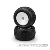 UK-Swaggers Pink - 2.2" Stadium Truck Pre-mounts with white wheels J-CONCEPTS