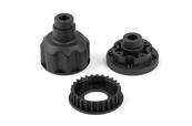 UK-Composite Front Diff. Case, Cover & 27T Belt Pulley X-RAY