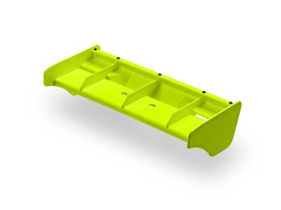 UK-Wickerbill Composite Rear Wing - Yellow X-RAY