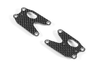 UK-Graphite Rear Lower Arm Plate 1.6mm (L+R)	 X-RAY