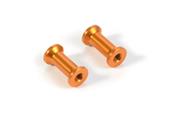UK-Alu Rear Brace Mount 13mm - Orange (2) X-RAY
