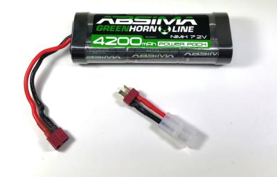 UK-Accu Nimh 4200 mAh 7.2V DEANS + adaptater ABSIMA