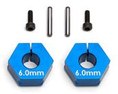 UK-FT Clamping Wheel Hexes, 6.0 mm TEAM-ASSOCIATED