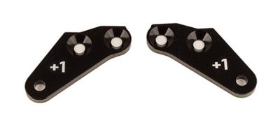 UK-Steering Block Arms, +1, aluminum RC8B4.1/B4.1e TEAM-ASSOCIATED