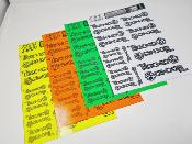 UK-Stickers TEKNO RC - différents choice of colors WS-LINE