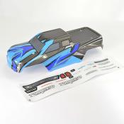 UK-FTX Tracer Monster Truck Body & Decal- Blue FTX
