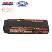 UK-Redline LiPo 2S HV 7.6V-130C-5800 (5mm) 139x48x19mm 225g GENSACE