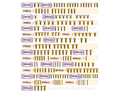 UK-Gold Plated Steel Screw Set 191pcs. ( For Agama N1 ) T-WORK'S