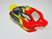 UK-VS2 body painted red/yellow/gun metal for Hobao VS2 HOBAO RACING
