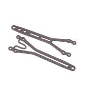 UK-C/F Split Top Decks 2mm - Mi8,Mi9 (pr) SCHUMACHER RACING