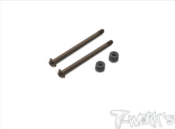 UK-Steel Captured Design Front Hinge pin (For Kyosho MP10 TKI2/MP10/MP9 TKI4/3/2/MP9/T/E) T-WORK'S