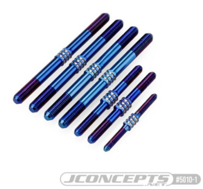 UK-Tekno NB48 2.1 Fin Titanium Turnbuckle Set blue J-CONCEPTS