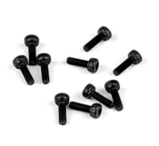 UK-M2x6mm Cap Head Screws (black, 10pcs) TEKNO-RC