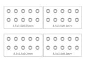 UK-3.5mm Shim Washer Set ( 0.05,0.1,0.2,0.3mm each 10pcs. ) T-WORK'S
