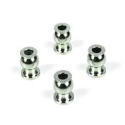 UK-Pivot Balls (6.8mm, camber, strng links, steel, centered, 4pcs) TEKNO-RC