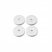 UK-Shock Piston Blanks (flat/flat, 15.8mm, precision molded, 16 dimples) TEKNO RC