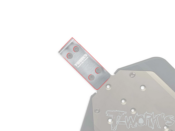 UK-Stainless Steel Front Chassis Skid Protector ( For Team Associated RC10 B84/B84D ) 2pcs. T-WORK'S