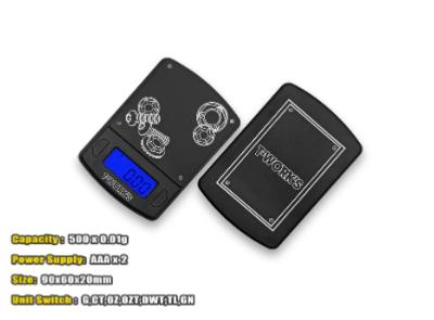UK-Precision Weight Scale (Max 500g, increment 0.01g) T-WORK'S