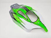 UK-VSE body painted white/green/gun metal for Hobao VSE HOBAO RACING