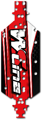 Protection de châssis pour Buggy EB48 2.2 motif WSLINE (1)  WS-LINE