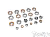 UK-Precision Ball Bearing Set ( For Xray XB4'21 /XT4'25 )22pcs. T-WORK'S