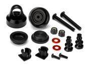 UK-ALUMINUM SHOCK CAP (HARD ANODIZED/2pcs) HB RACING