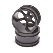 UK-JC 6 Spoke 2.2 Rear Black Wheel CAT/Coug 2K pr CORE RC