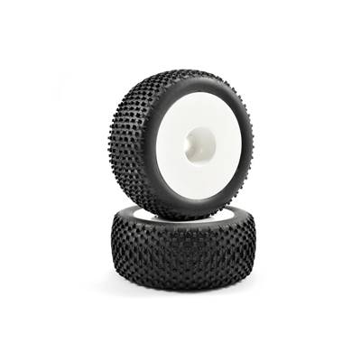 UK-1/8 TRUGGY X-BLOCK MTD ON WHITE DISHED 1/2"OFFSET(PR) FASTRAX