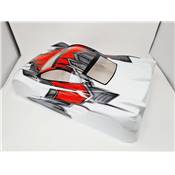 UK-Hyper GT8 body paint (White/Fluorescent Red/Gun metal)  BITTYDESIGN