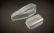 UK-Retro-mod body and wing (clear) for the Losi Mini-B LEADFINGER