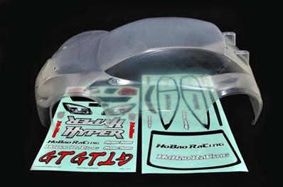 UK-HYPER GTB CLEAR BODYSHELL SHORT HOBAO RACING