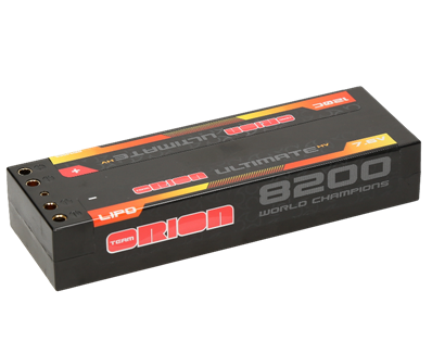 UK-LIPO ULTIMATE GRAPHENE HV 2S LIPO 8200-120C-7.6V (322G) ORION