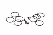 UK-ShockCap. Screw 2.5x4and O-Ring 14x1.2+15x1.2 (4)Set For Type R PR RACING