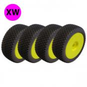 UK-RAIN EVO XW (RAIN) 2 full pairs (yellow wheels) unglued DONUTS RACING