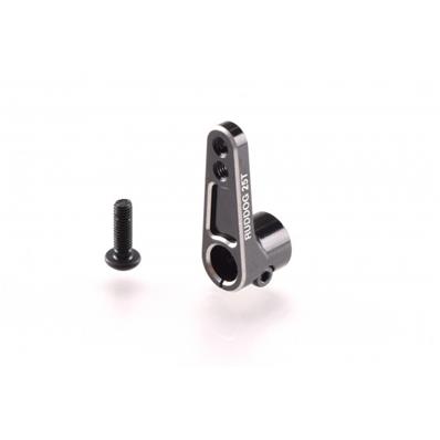 UK-Aluminium Offset Servo Horn 25T Black RUDDOG