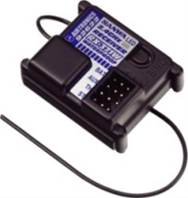 UK-RX-371WP 3-way 2.4GHz FHSS 2 Waterproof Receiver SANWA