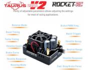 UK- ESC 1/8eme TS220A V2 Black/Silver 2-4S SURPASS HOBBY