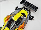 UK-Vision body paint (Yellow/Orange/Grey) 1/8 buggy for S35-3/-4 Sworkz and MBX8 Nitro BITTYDESIGN