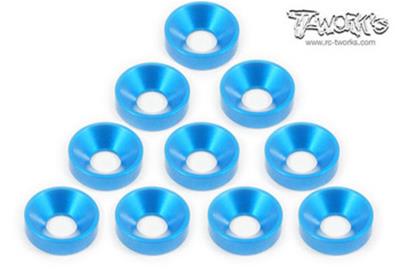 UK-Anodized Alum M4 Countersunk Washers (10 pcs) (choice of color) T-WORK'S
