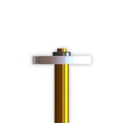 UK-Shock Piston (CNC, flat/flat, 5×1.5 + 2×1.0) TEKNO-RC