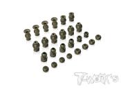 UK-7075-T6 Hard Coated Alum. Ball Set ( For Kyosho MP11 ) 26pcs T-WORK'S